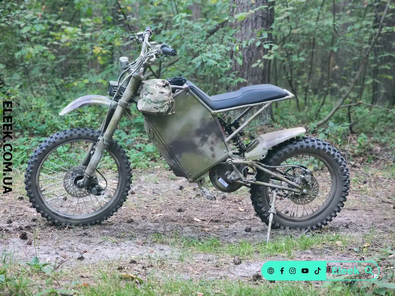 Електробайки ELEEK Atom Military та Positive Military у каталозі Prozorro Market