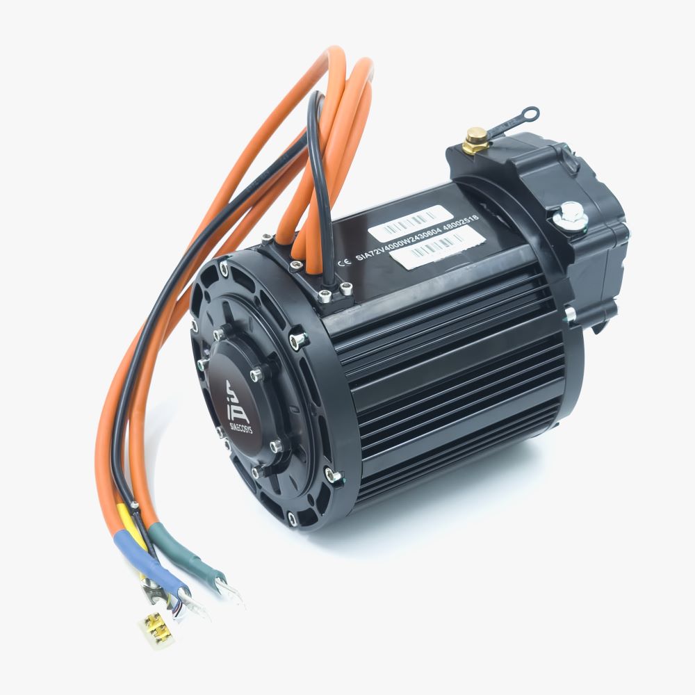 Безколекторний електродвигун QSMOTOR QS138 90H 4000W V3 72V з редуктором 1:2.37 та зіркою 15T