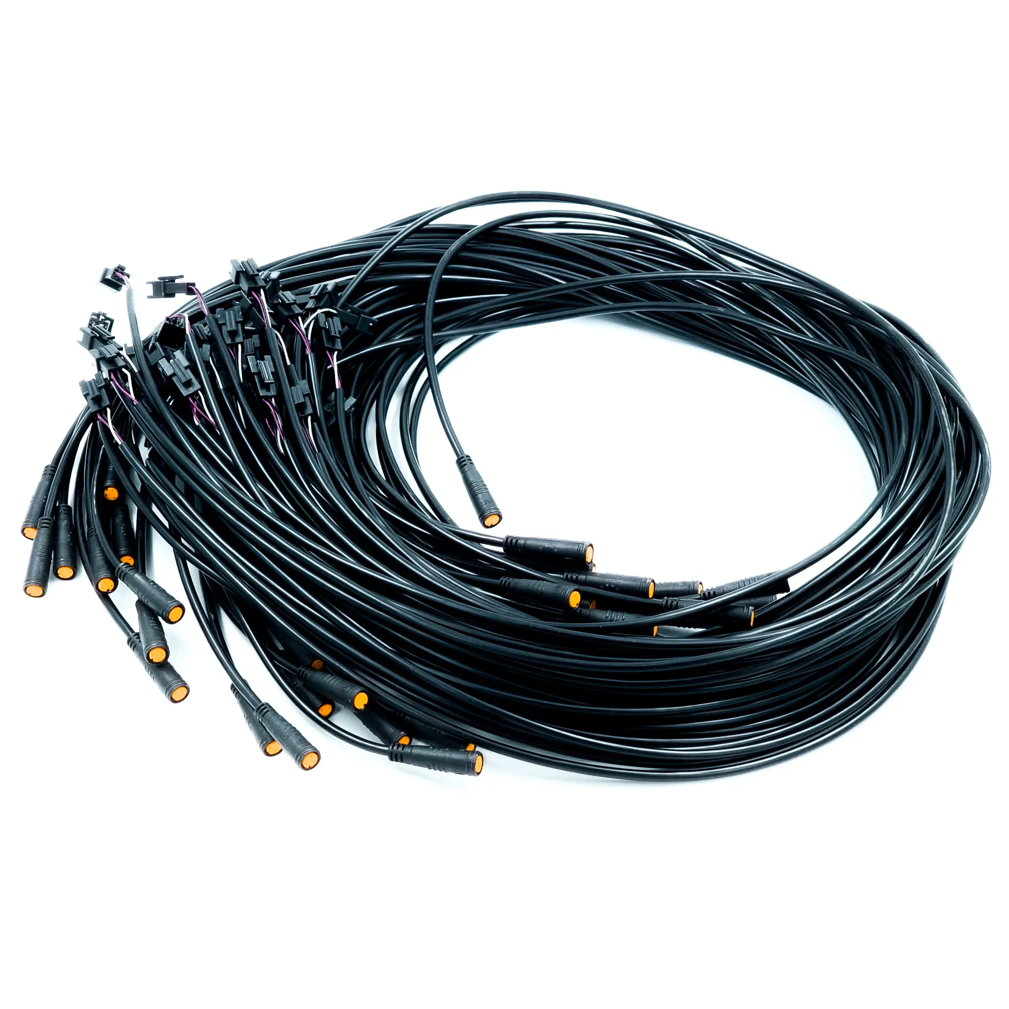 E-bike throttle adapter cable, Julet 3-pin waterproof to SM connector, 100cm length