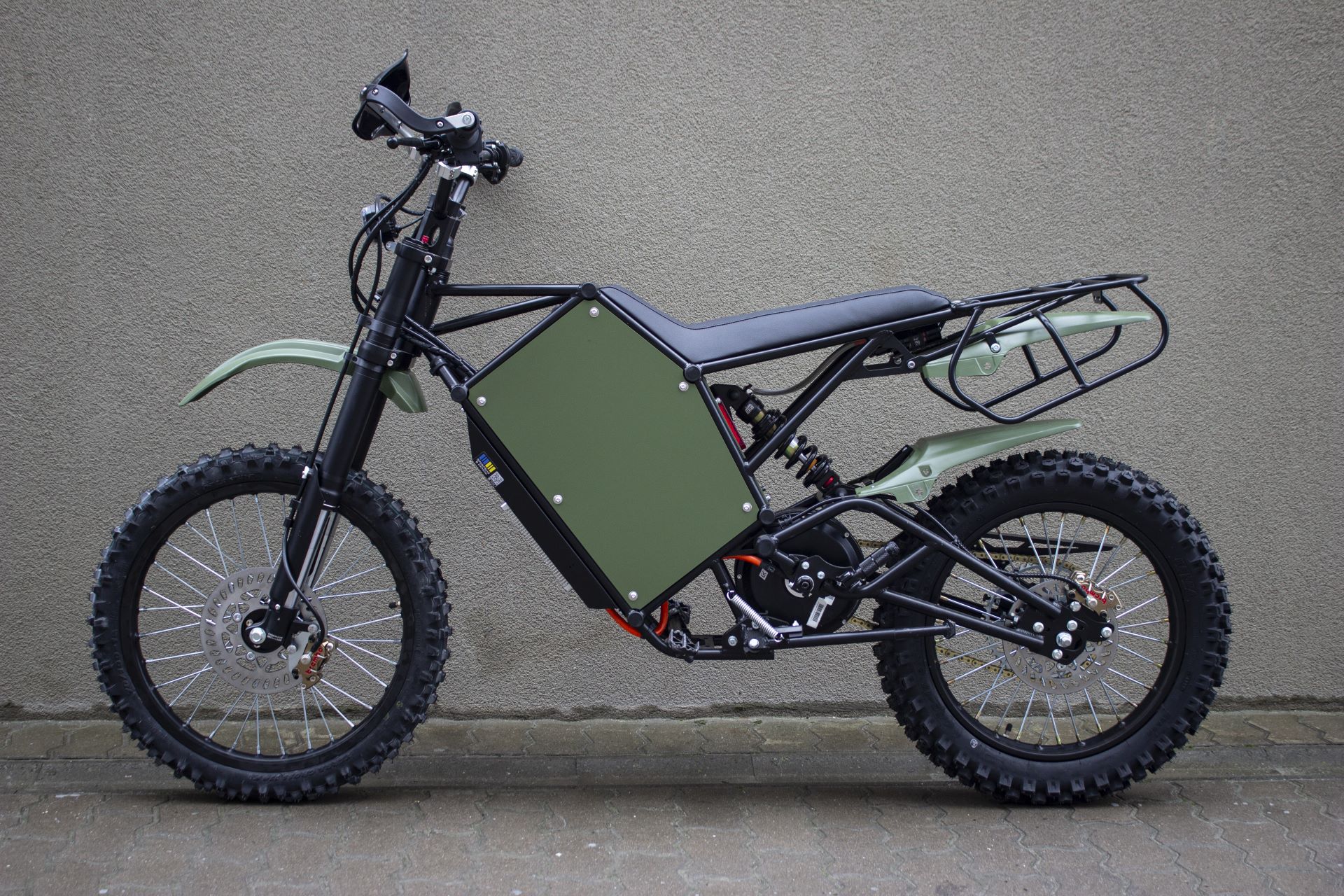 Електромотоцикл, електробайк, електровелосипед Елік Позитив Мілітарі