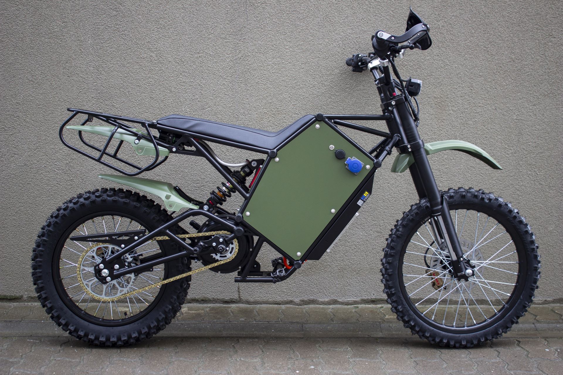 Електромотоцикл, електробайк, електровелосипед Елік Позитив Мілітарі