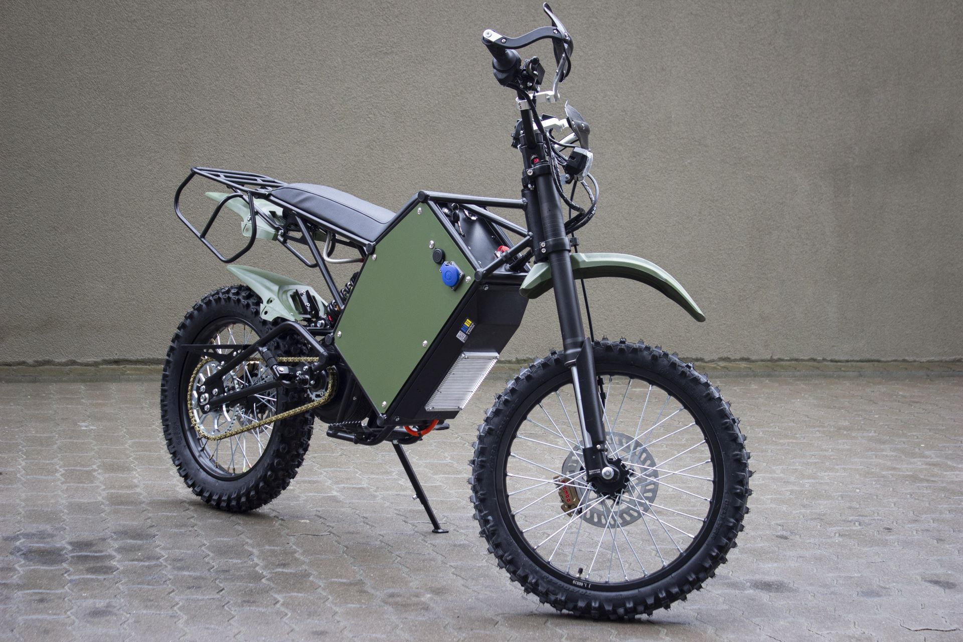 Електромотоцикл, електробайк, електровелосипед Елік Позитив Мілітарі