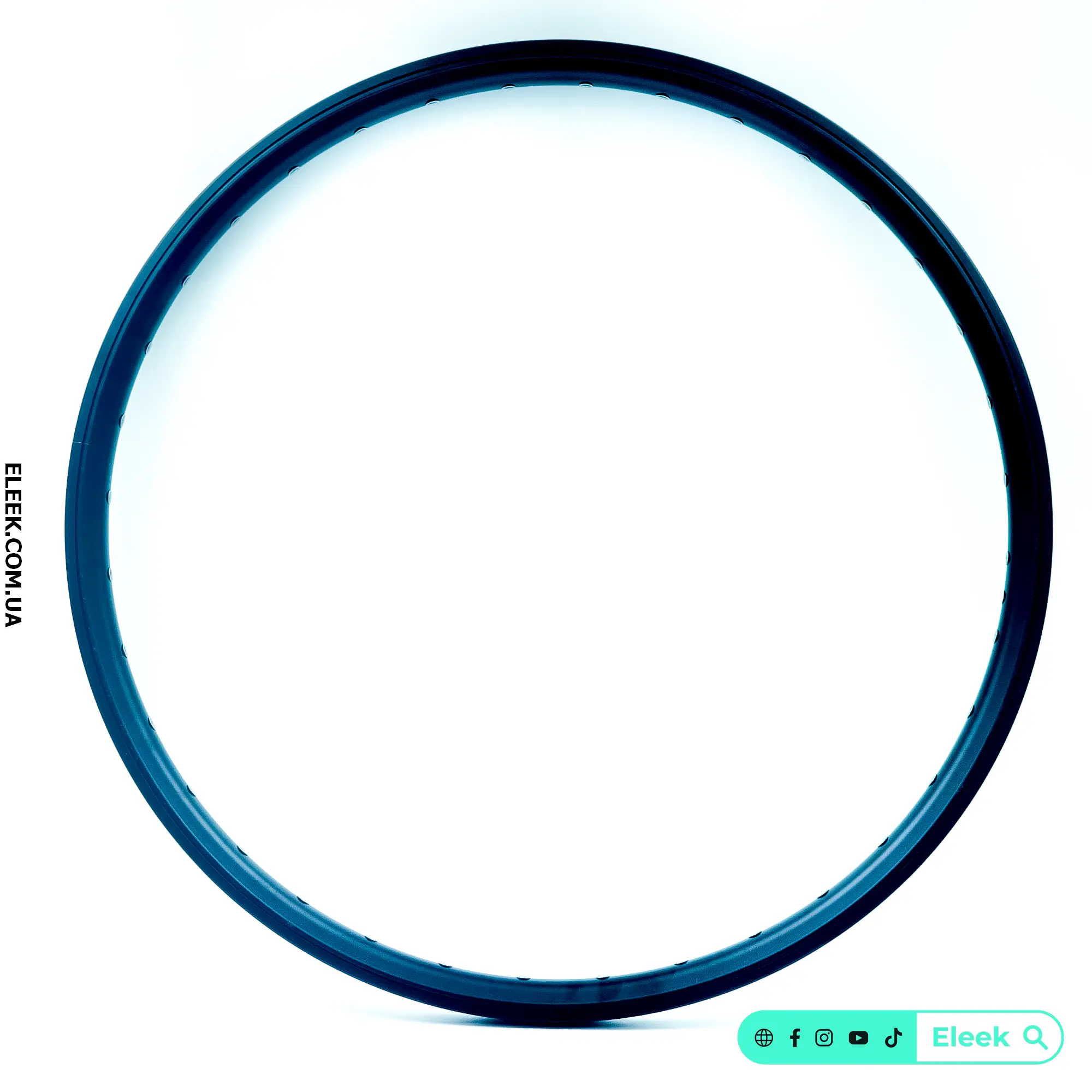 26 inch double-walled eyeleted bicycle rim full view