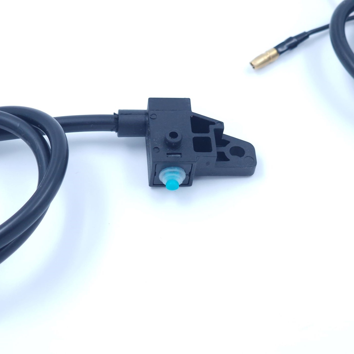 Waterproof e-bike brake lever sensors with wires and bullet connectors